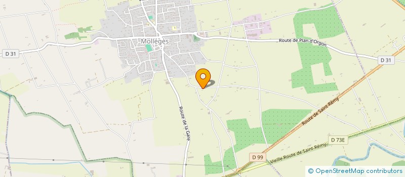 localisation de l'entreprise MADAME ORLANE MARTIN  MOLLEGES