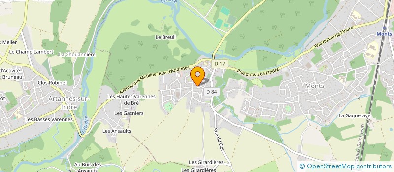 localisation de l'entreprise MADAME ORLANE OLU  MONTS