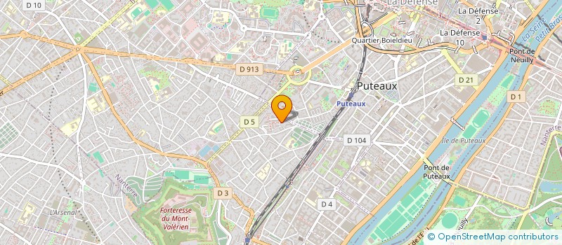 localisation de l'entreprise MADAME ORLANE PALLIER à SURESNES