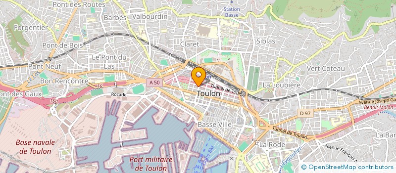 localisation de l'entreprise MADAME ORLANE PINGAUD  TOULON