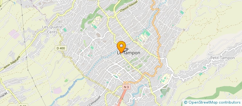 localisation de l'entreprise MADAME ORLANE PRUGNIERES  LE TAMPON