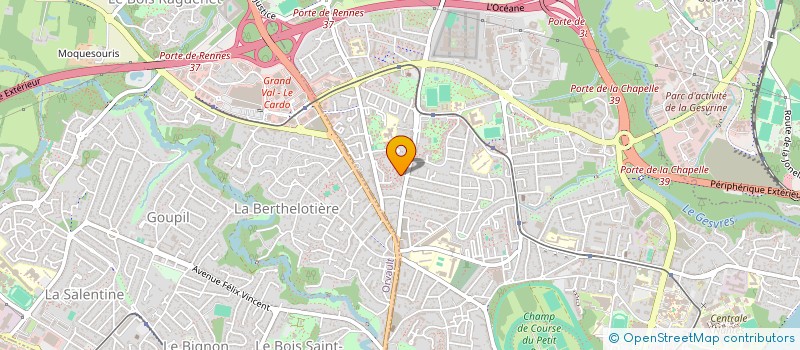 localisation de l'entreprise MADAME ORLANE PULET à NANTES