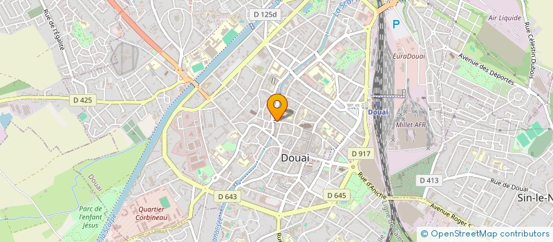 localisation de l'entreprise MADAME ORLANE REGODIAT à DOUAI