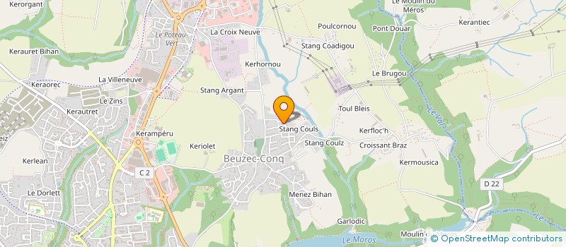 localisation de l'entreprise MADAME ORLANE RICCIO  CONCARNEAU