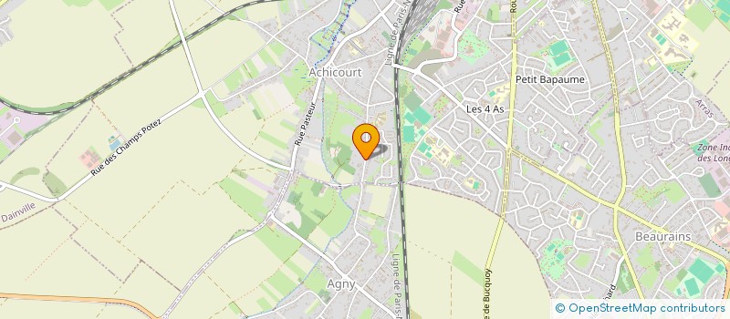 localisation de l'entreprise MADAME ORLANE SENECHAL  ACHICOURT
