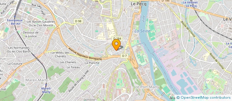 localisation de l'entreprise MADAME ORLANE SERFATY  LE PECQ