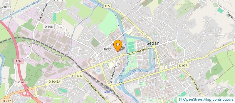 localisation de l'entreprise MADAME ORLANE SETAN à SEDAN