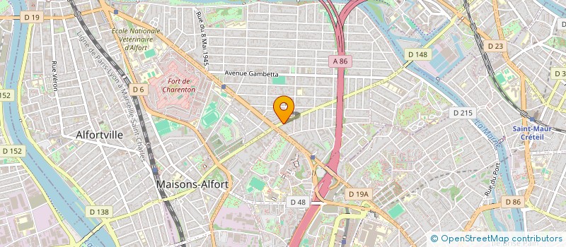 localisation de l'entreprise MADAME ORLANE STAELENS  MAISONS-ALFORT