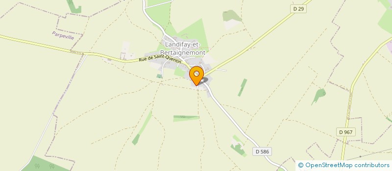 localisation de l'entreprise MADAME ORLANE WILLEM  LANDIFAY-ET-BERTAIGNEMONT
