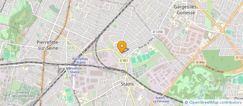localisation de l'entreprise MADAME ORLANN GOURPIL à STAINS