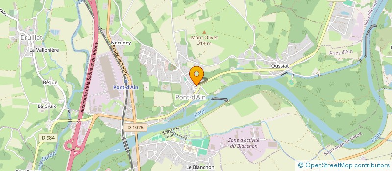 localisation de l'entreprise MADAME ORLANN LLITERAS  PONT-D'AIN