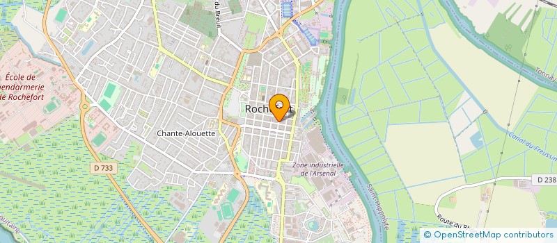 localisation de l'entreprise MADAME ORLANNE GUIFFARD  ROCHEFORT