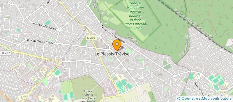 localisation de l'entreprise MADAME ORLANNE MAWASA  LE PLESSIS-TREVISE