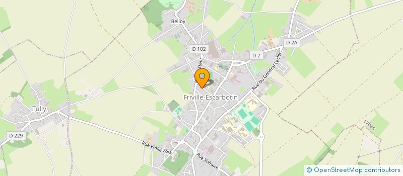 localisation de l'entreprise MADAME ORLEANE DESPREZ  FRIVILLE-ESCARBOTIN