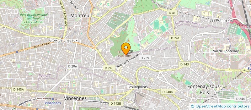 localisation de l'entreprise MADAME ORLI ARBIB à FONTENAY-SOUS-BOIS