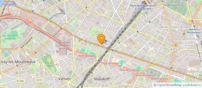 localisation de l'entreprise MADAME ORLI TOFFA-ADJOVI  PARIS