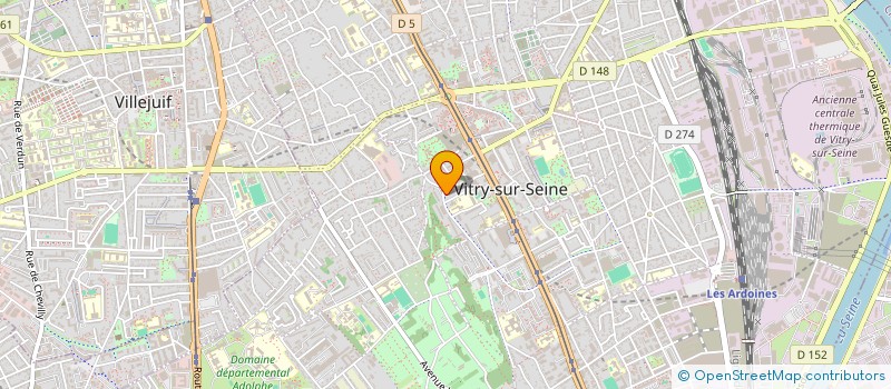 localisation de l'entreprise MADAME ORLY NSANGOU à VITRY-SUR-SEINE