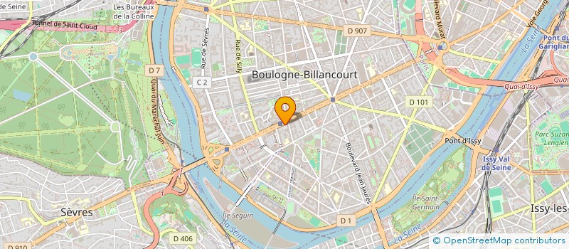 localisation de l'entreprise MADAME ORLY SABBA à BOULOGNE-BILLANCOURT