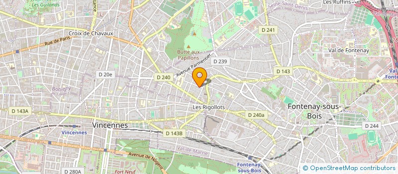 localisation de l'entreprise MADAME ORNA BENYAYA à FONTENAY-SOUS-BOIS