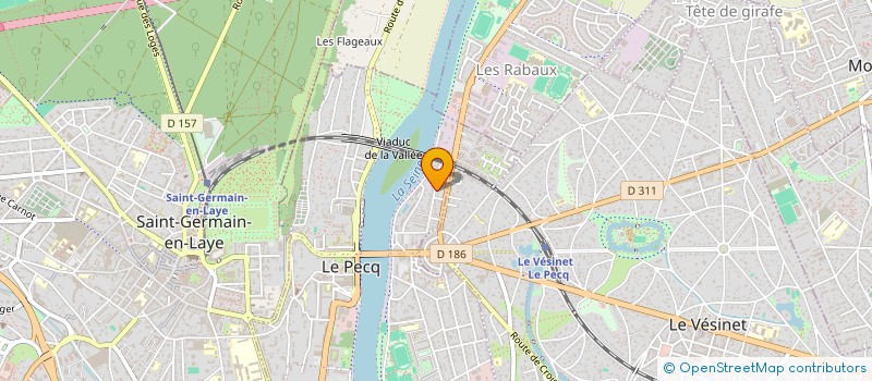 localisation de l'entreprise MADAME ORNELA ARSENIO  LE PECQ