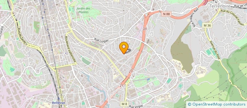 localisation de l'entreprise MADAME ORNELA SMAJLI  SAINT-ETIENNE