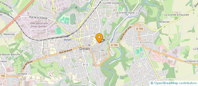 localisation de l'entreprise MADAME ORNELIE PRIOUL à DINAN