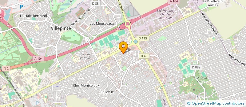 localisation de l'entreprise MADAME ORNELLA ASSEPO à VILLEPINTE