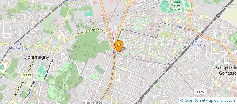 localisation de l'entreprise MADAME ORNELLA ATTARD  SARCELLES