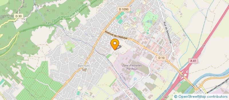 localisation de l'entreprise MADAME ORNELLA BANDINELLI  CROLLES