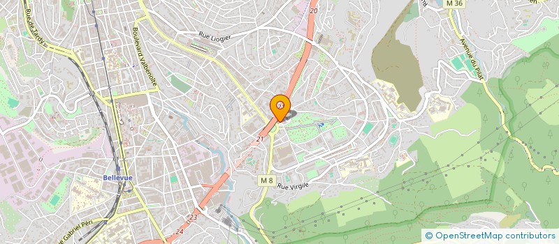 localisation de l'entreprise MADAME ORNELLA BASTIN  SAINT-ETIENNE