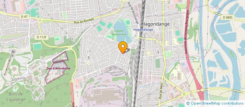 localisation de l'entreprise MADAME ORNELLA BOCHICCHIO  HAGONDANGE