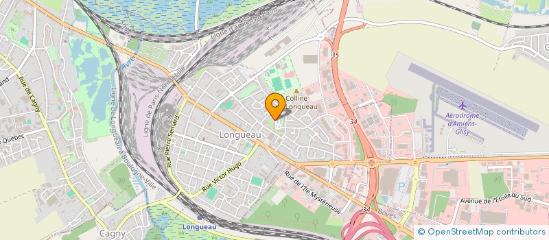 localisation de l'entreprise MADAME ORNELLA BON  LONGUEAU