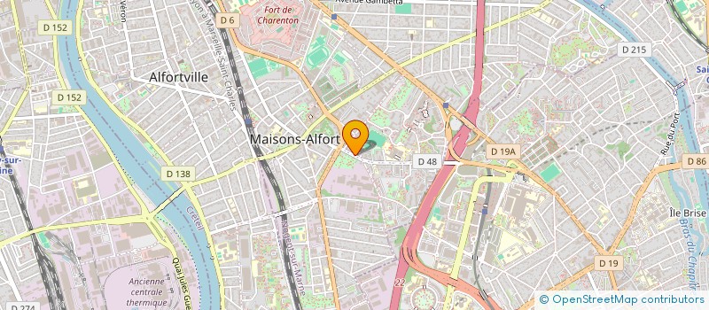 localisation de l'entreprise MADAME ORNELLA BOUBLI  MAISONS-ALFORT