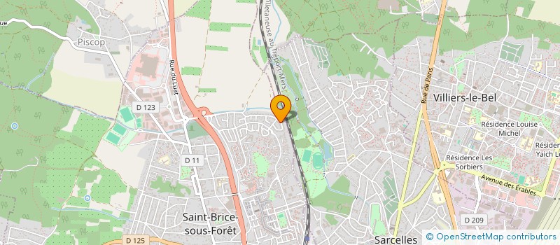 localisation de l'entreprise MADAME ORNELLA BRAMI  SAINT-BRICE-SOUS-FORET