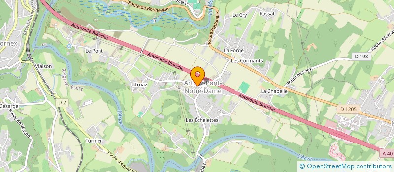 localisation de l'entreprise MADAME ORNELLA CONTINI  ARTHAZ-PONT-NOTRE-DAME