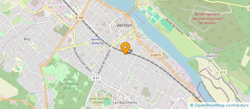 localisation de l'entreprise MADAME ORNELLA DE SOUSA  VERNON