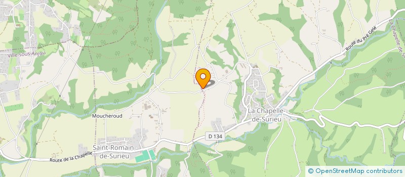 localisation de l'entreprise MADAME ORNELLA DEGLETAGNE  LA CHAPELLE-DE-SURIEU