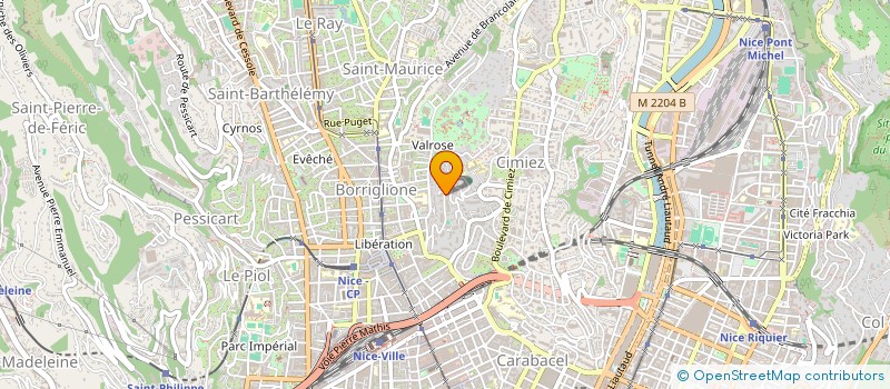 localisation de l'entreprise MADAME ORNELLA DI BENEDETTO à NICE