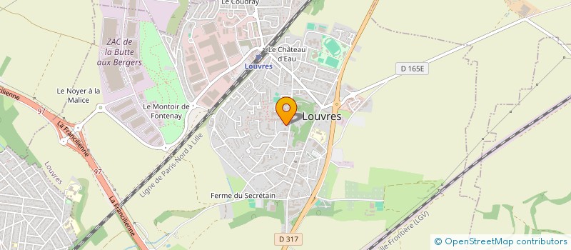 localisation de l'entreprise MADAME ORNELLA DRAPIER  LOUVRES