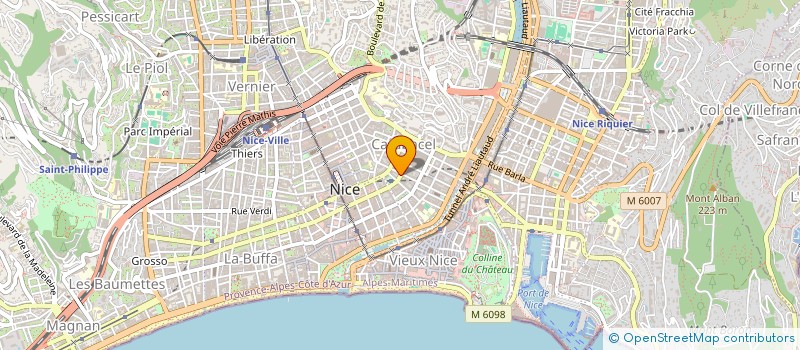 localisation de l'entreprise MADAME ORNELLA FERRARI à NICE