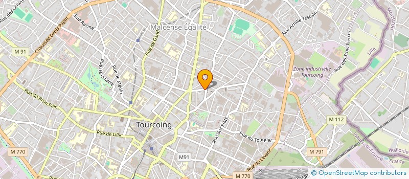 localisation de l'entreprise MADAME ORNELLA GAMUZZA à TOURCOING