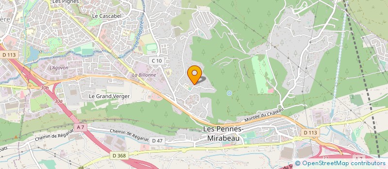 localisation de l'entreprise MADAME ORNELLA GENOVESE  LES PENNES-MIRABEAU