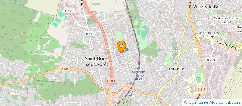 localisation de l'entreprise MADAME ORNELLA GHEZAIL à SAINT-BRICE-SOUS-FORET
