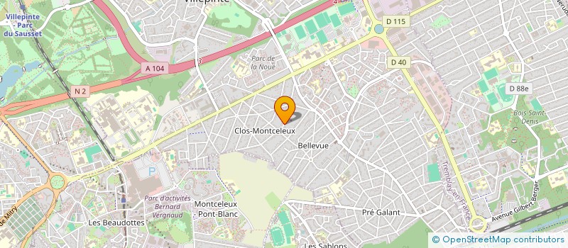 localisation de l'entreprise MADAME ORNELLA HOUNZA à VILLEPINTE