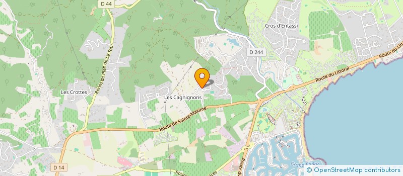 localisation de l'entreprise MADAME ORNELLA HUET  GRIMAUD