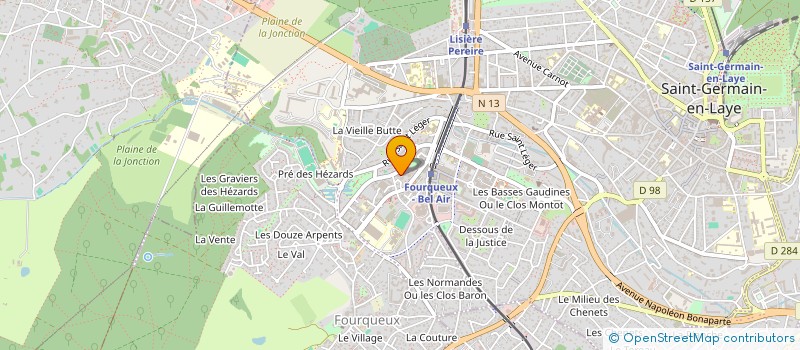 localisation de l'entreprise MADAME ORNELLA KAMDOM FOTSO  SAINT-GERMAIN-EN-LAYE