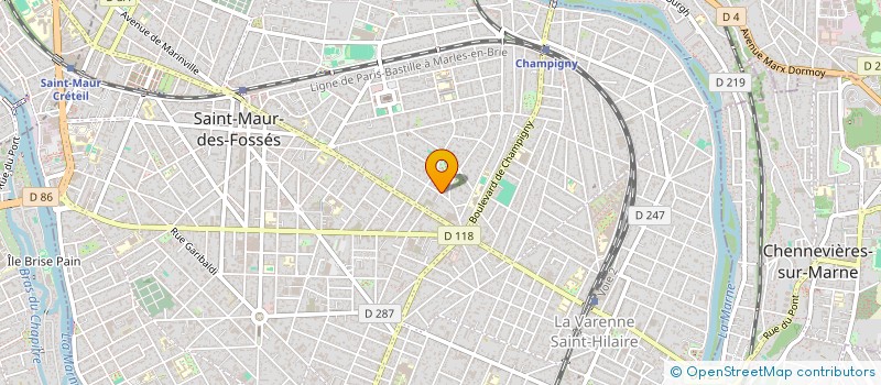 localisation de l'entreprise MADAME ORNELLA KOUYOUMDJIAN à SAINT-MAUR-DES-FOSSES
