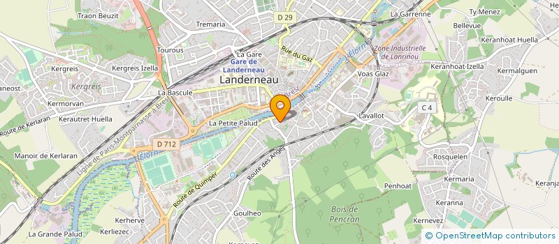 localisation de l'entreprise MADAME ORNELLA LE MARCHAND  LANDERNEAU