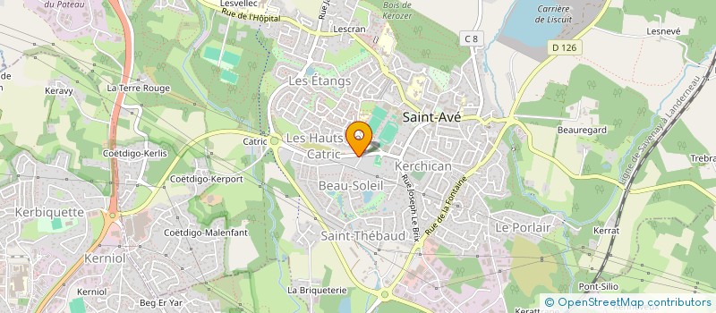 localisation de l'entreprise MADAME ORNELLA LE MOULLEC  SAINT-AVE