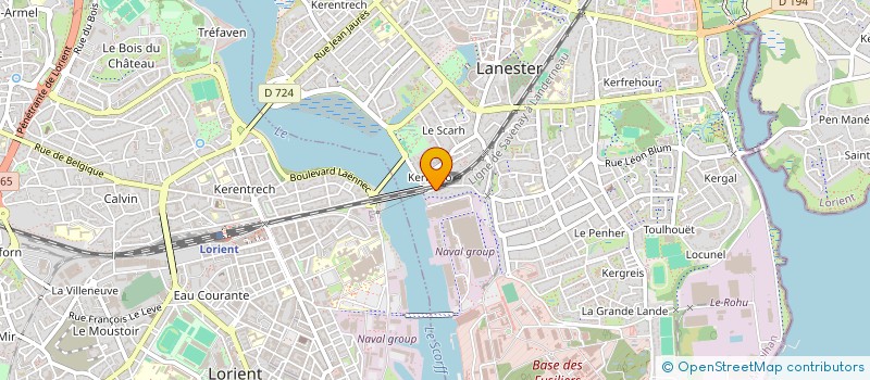 localisation de l'entreprise MADAME ORNELLA LE ROUZIC  LANESTER